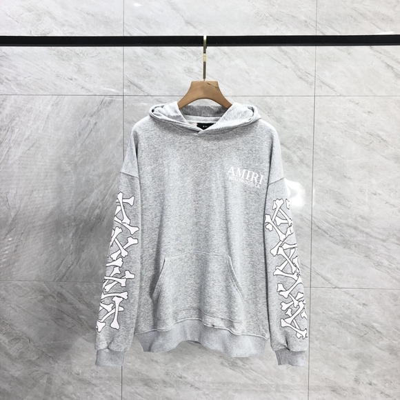 AMIRI printed terry hooded sweatshirt - Picture 1 of 8